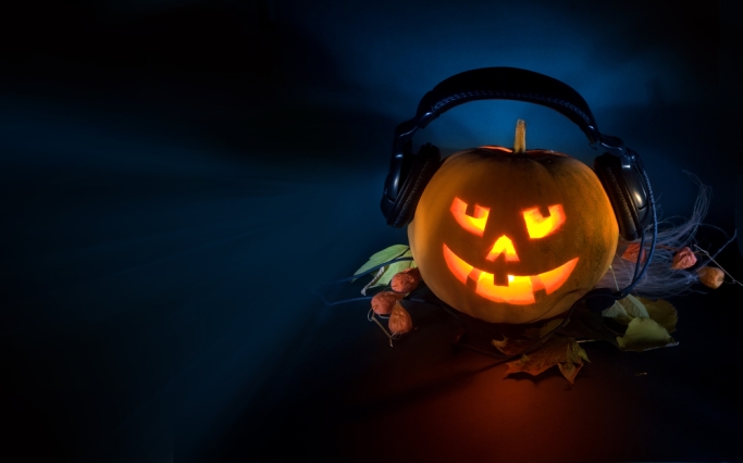 Halloween music pumpkin